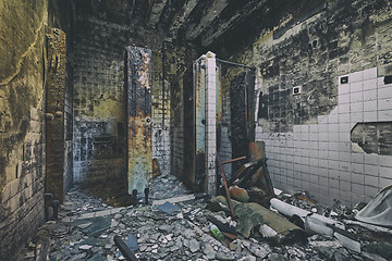 Image showing Mental Hospital Bathroom