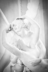 Image showing Psyche revived by Cupid kiss