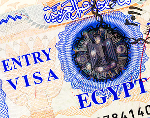 Image showing Entry Visa