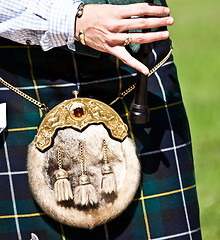 Image showing Scottish bagpipe