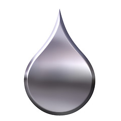 Image showing Liquid Metal Drop