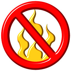 Image showing No Fire