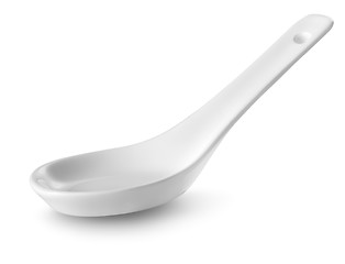 Image showing Ceramic spoon isolated