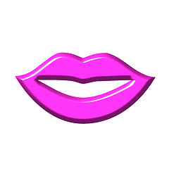 Image showing Sexy Pink Lips