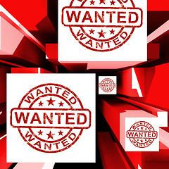 Image showing Wanted On Cubes Shows Needed