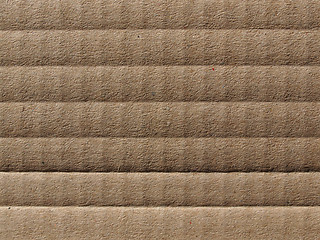 Image showing Brown corrugated cardboard background