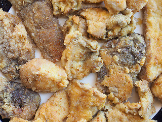 Image showing Fried porcini mushrooms