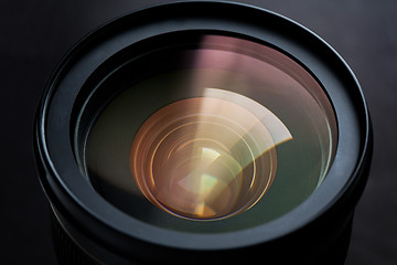 Image showing close up of camera lens
