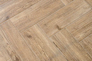 Image showing Wooden ceramic tile texture 