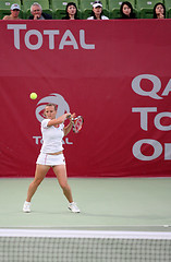 Image showing Szavay in action in Qatar, 2008