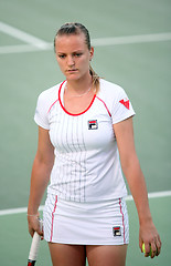 Image showing Agnes Szavay at the Qatar Open 2008