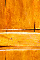 Image showing grain texture of a brown  wooden  italy   europe