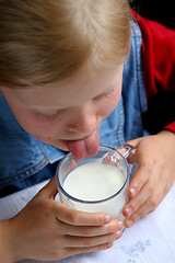 Image showing Drink milk!