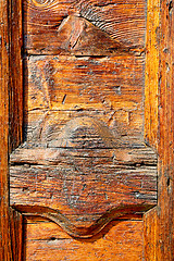 Image showing grain texture of a   antique  in italy   europe