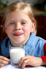 Image showing Drink milk!