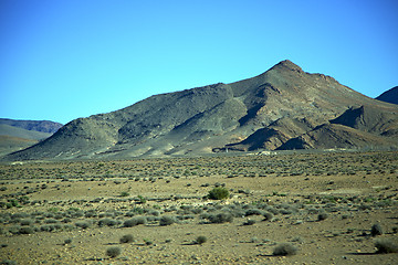 Image showing valley hill   in   africa   ground isolated