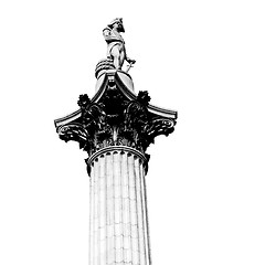 Image showing column in london england old architecture and sky