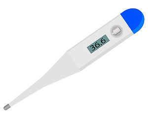 Image showing electronic digital thermometer