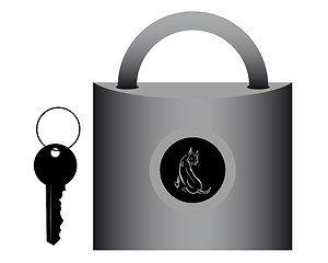 Image showing lock for doors