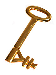 Image showing Gold yen key