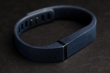 Image showing close up of heart rate watch band