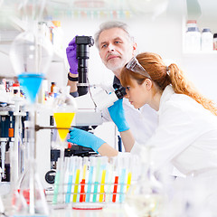 Image showing Health care professionals in lab.