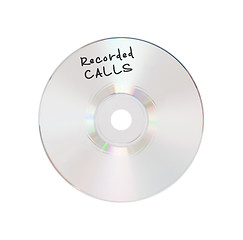 Image showing CD or DVD isolated