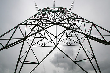 Image showing High Tension Pole