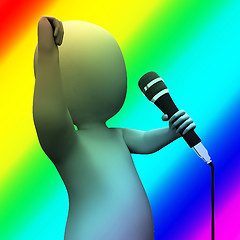 Image showing Performer Shows Live Music Songs Or Talent Shows