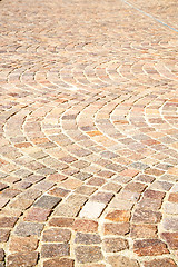 Image showing  cracked  step    in  italy old  texture material the background