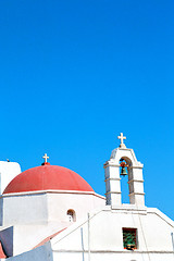 Image showing  mykonos old     background  and the sky