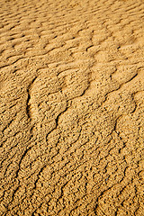 Image showing   brown sand   in the sahara morocco desert 