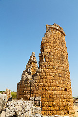 Image showing  in  perge old construction asia  