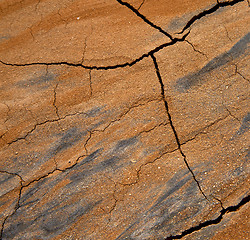 Image showing lanzarote spain abstract texture of a broke
