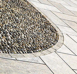 Image showing near mozzate   lombardy   pavement of a curch and wall marble