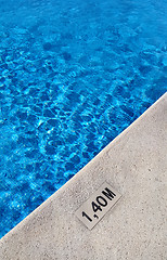 Image showing Swimming pool background