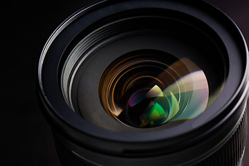 Image showing close up of camera lens