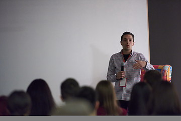 Image showing conference speaker