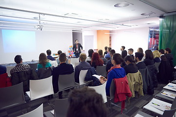 Image showing conference speaker