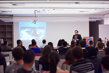 Image showing conference speaker