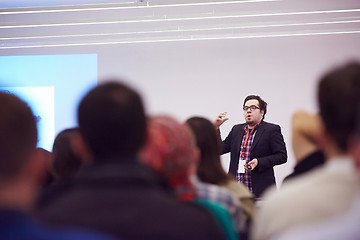 Image showing conference speaker