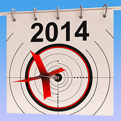 Image showing 2014 Calendar Means Planning Annual Agenda Schedule