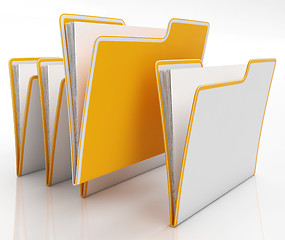 Image showing Files Shows Organising And Paperwork