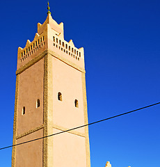 Image showing  muslim the history  symbol  in morocco  africa  minaret religio