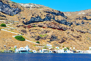 Image showing from one  boat in europe  rocks the  