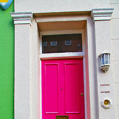 Image showing notting hill  area  in london england old suburban and antique  