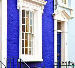 Image showing notting hill in london england old suburban and antique     wall