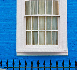 Image showing notting hill in london england old suburban and antique     wall