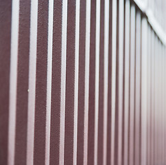 Image showing abstract metal in englan london railing steel and background