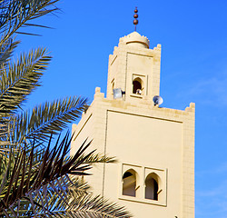 Image showing  the history  symbol  in morocco  africa  minaret religion and  